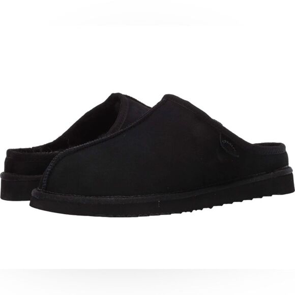 Fireside by Dearfoams Men’s Shearling Slippers – Grafton Clog, Size 8, NWT - Picture 1 of 10